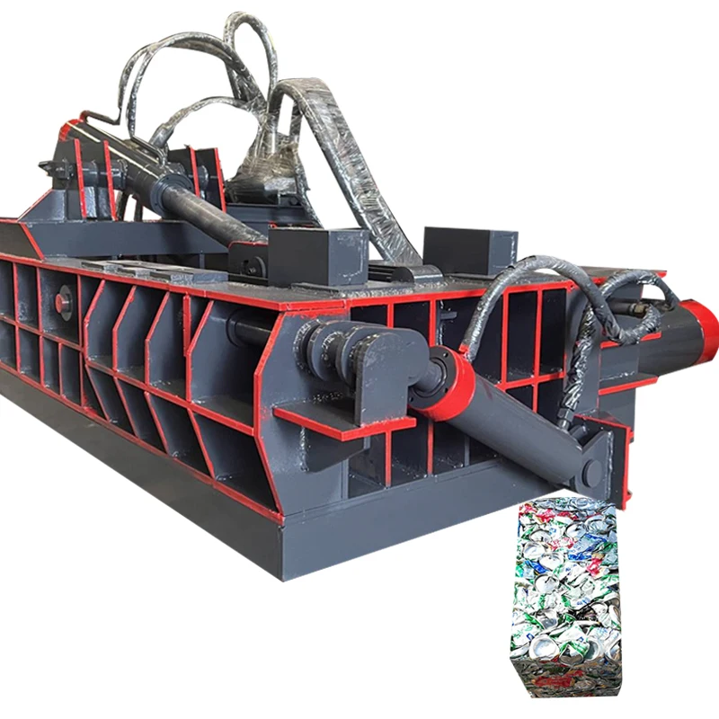 

Automatic Compaction Packing Waste Iron Aluminum Steel Scrap Metal Baler Hydraulic Baling Press Machine