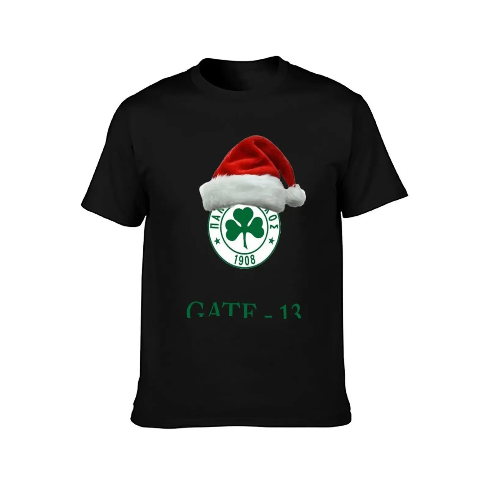 Panathinaikos Football Club Christmas Edition T-Shirt designer shirts plain shirts graphic tee men clothing