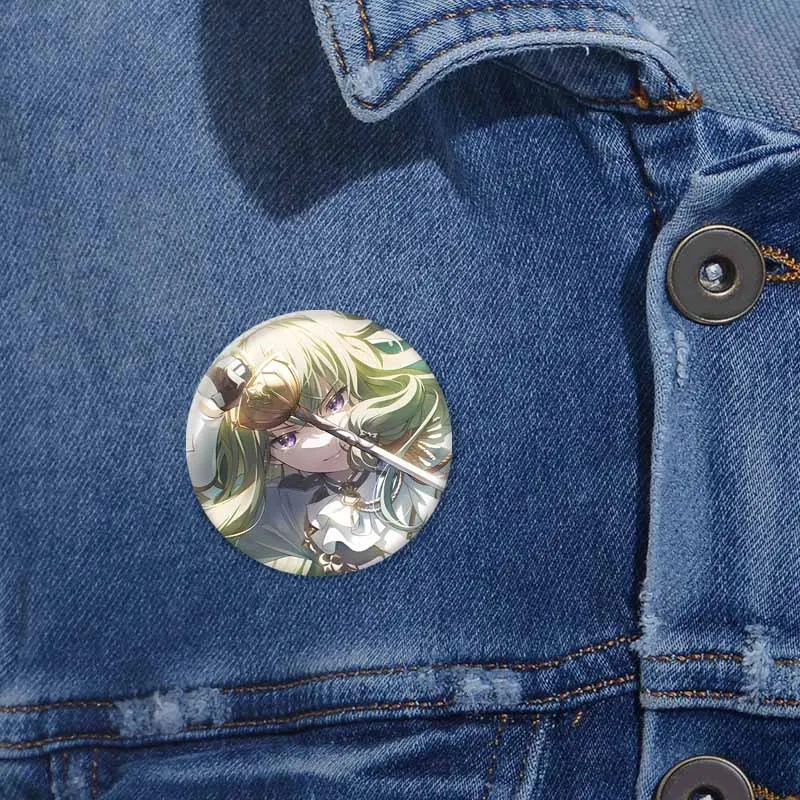 Cute Cartoon Idol Kusanagi Nene Soft Button Pin Project Sekai Colorful Stage Brooch Bag Hat Shirt Badge Jewelry Gifts for Friend