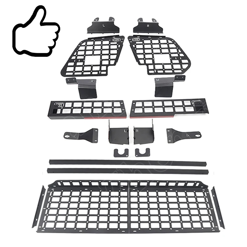 التمهيد الخلفي الجذع نافذة صناديق تخزين الأمتعة المنظم مجموعة لوحة مولي ل BAIC بكين BJ60 2022-2025 #1