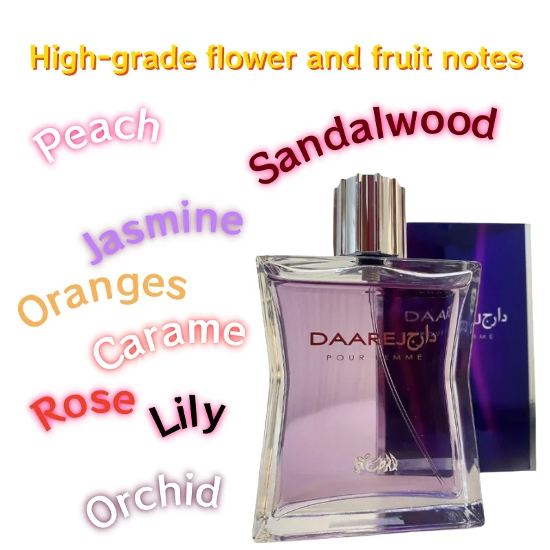 Rasasi DAAREJ Middle East Dubai original high-grade floral fragrance fragrance romantic charm woman fragrance 100ML