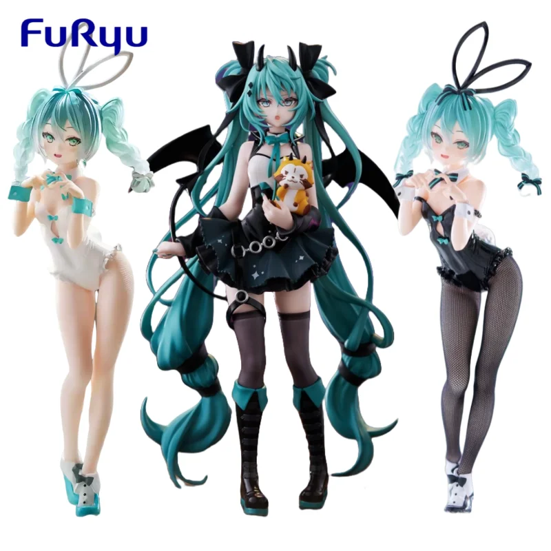 

В наличии оригинальная фигурка FuRyu Hatsune Miku Rurudo WHITE BiCute Bunnies, аниме-фигурка, модель, коллекция, подарок на день рождения, игрушки, подарки