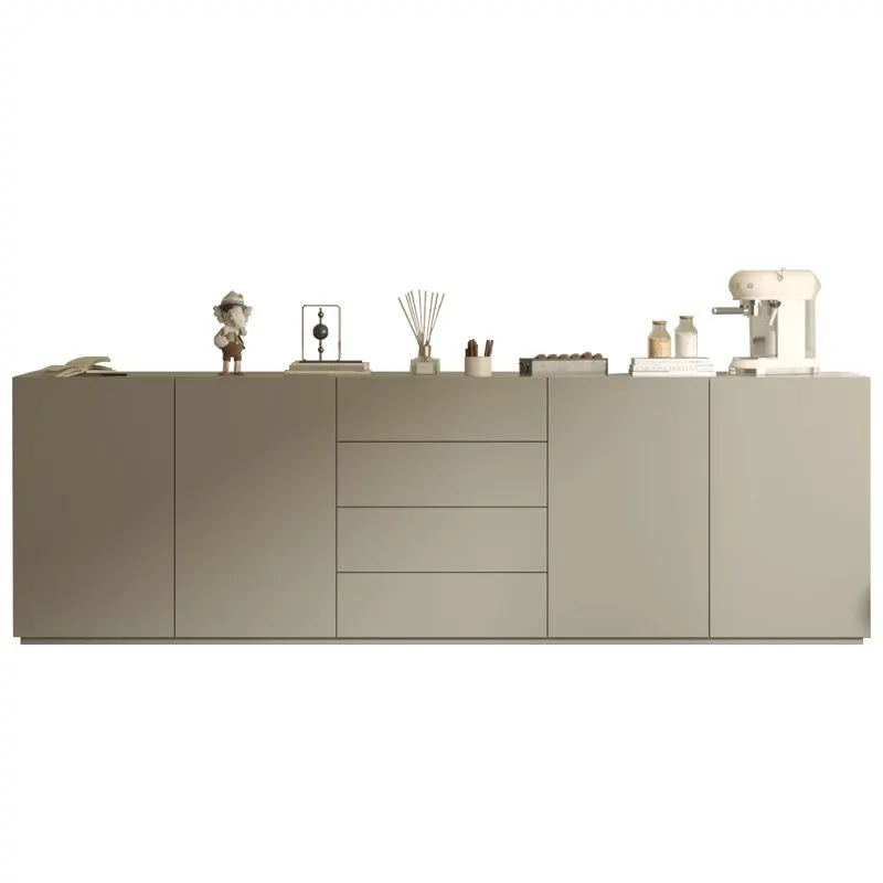

Italian minimalist side cabinet, modern simplicity, high-end artistic sense, storage and storage