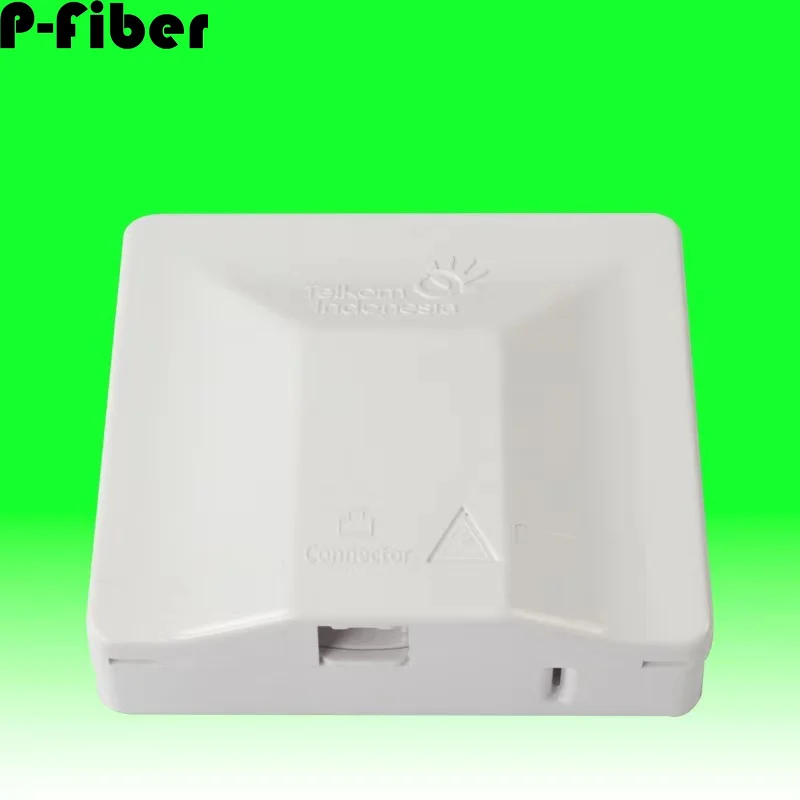 20pcs FTTH Storage bare fiber box SC single port fiber panel MINI ODF for invisible fiber information desktop box Indonesian