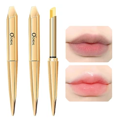 O'CHEAL 3 Pcs Gold Moisture Lip Balm Long Lasting Moisturizing Temperature Change Lipstick Hydrating Nutritious Lips For Makeup