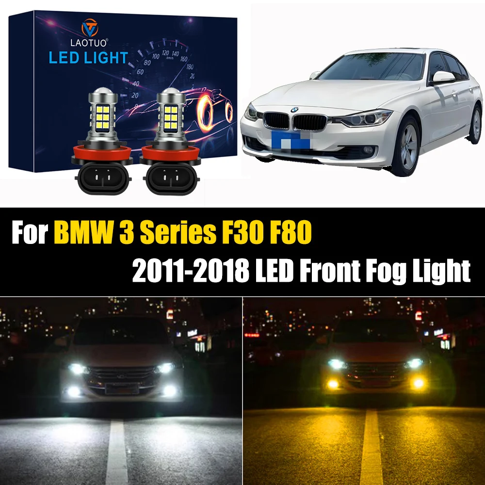 

2pcs Car Driving Daying Running Lights Fog Lamps auto Fog Lamp For BMW 3 Series F30 F80 2011 2012 2013 2014 2015 2016 2017 2018