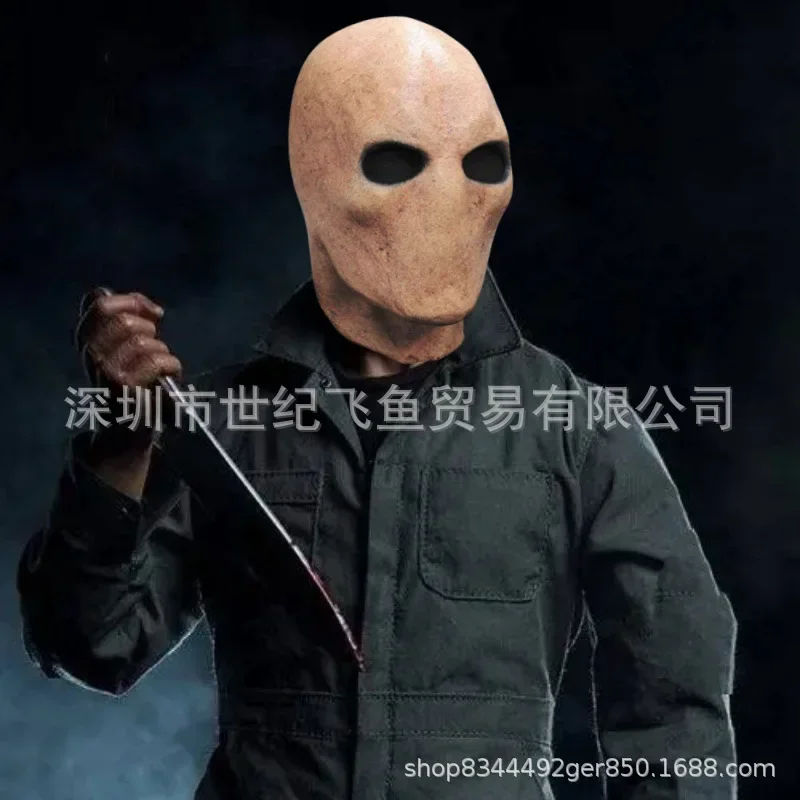 2025 Maschera aliena di Halloween Cappuccio maschile senza volto Festa di festa Prom Parodia Puntelli Maschera esorcista Costumi e accessori spaventosi