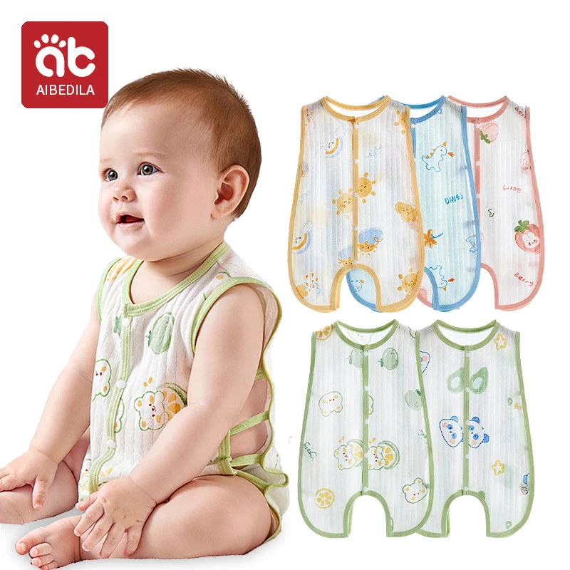 

AIBEDILA Baby Boys Cotton Sleeveless T Shirt Toddler Kids Girls Summer Tanks Tops Ves Newborn Breathable Cotton Singlet Clothes