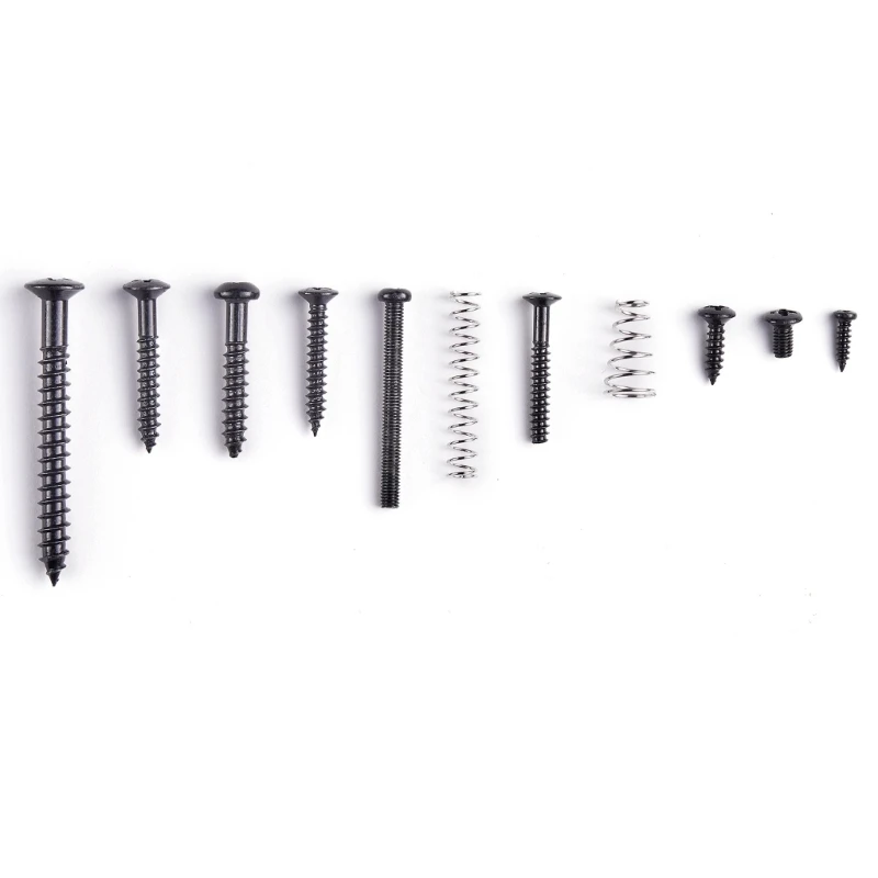 Guitar Screws Set, Guitar Hardware Luthier Parts Kits for Neck Plate, Pickguard, Guitar Strap End Pins, Guitar DIY Kits