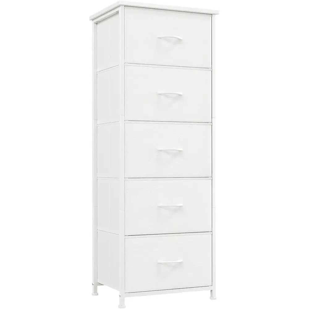 

Tall Drer or Bedroom with 5 Ders, Storage Organizer Chest o Ders with Removable abric Bins or Closet Bede Living Room Laundry En