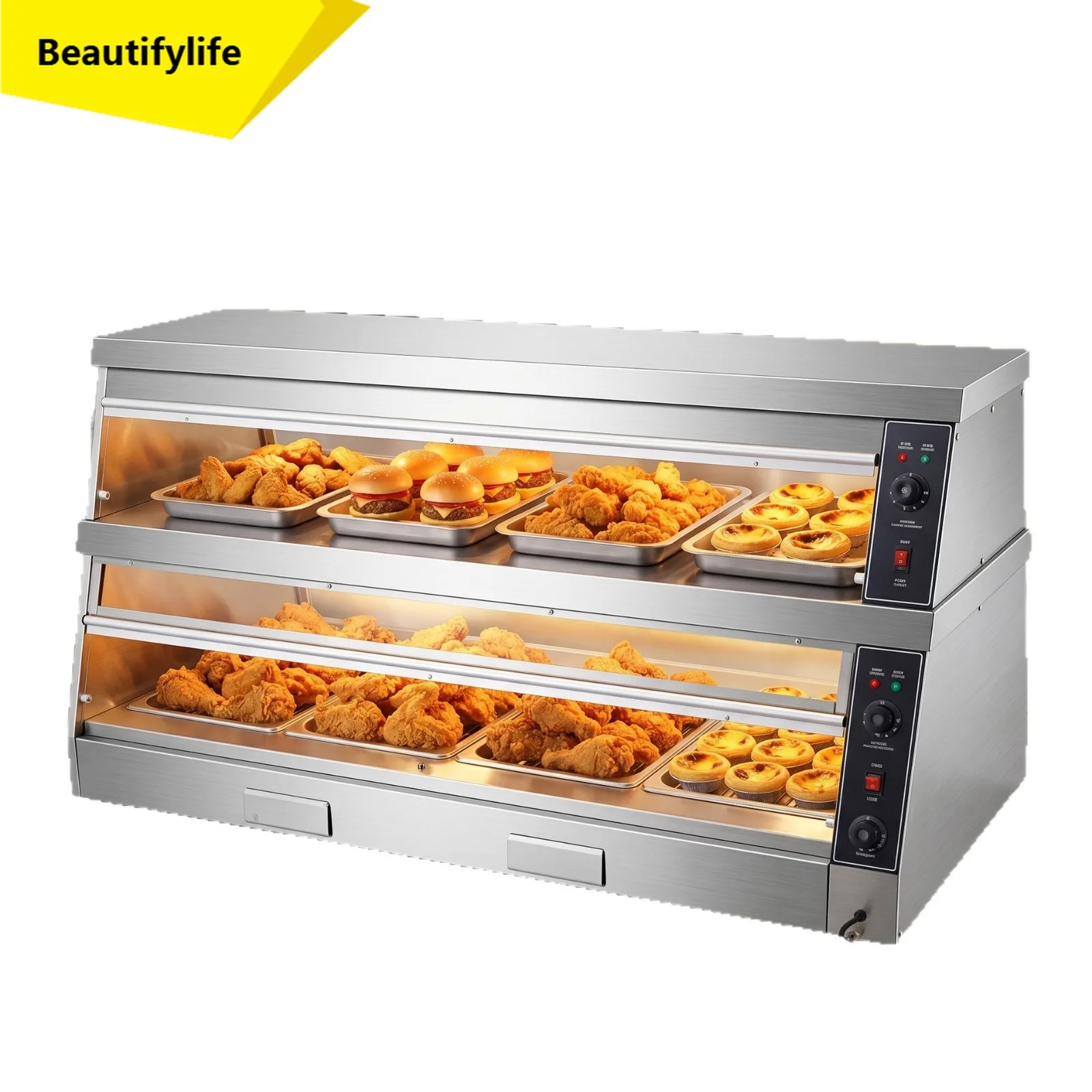 A61 commercial insulation cabinet, cooked food egg tart bread insulation, convenience store multi-layer visual display cabinet