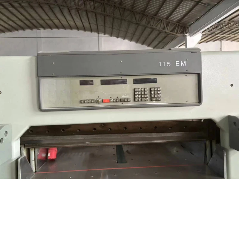 Used Polar Cutter, Second-hand Paper Cutter 115 EM Guillotine Small Electric Insulation Paper Cutting Machine
