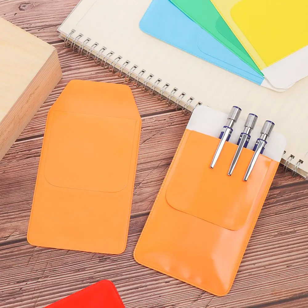 Étui à crayons coloré en PVC, protecteur de stylo, support de poche, anti-fuite, poudres de stylo, médecin, sac d'infirmières, hôpital, école, fournitures de bureau