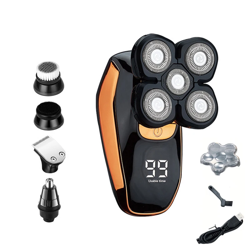 

Электробритва, набор для ухода за мужскими людьми, бритва для бороды с зарядкой от USB