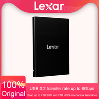 Lexar E100 Portable Hard Drive Box 2.5-inch USB Type A 6Gbps USB3.2 high-speed SATA Solid State HDD USB 3.0 machine universal