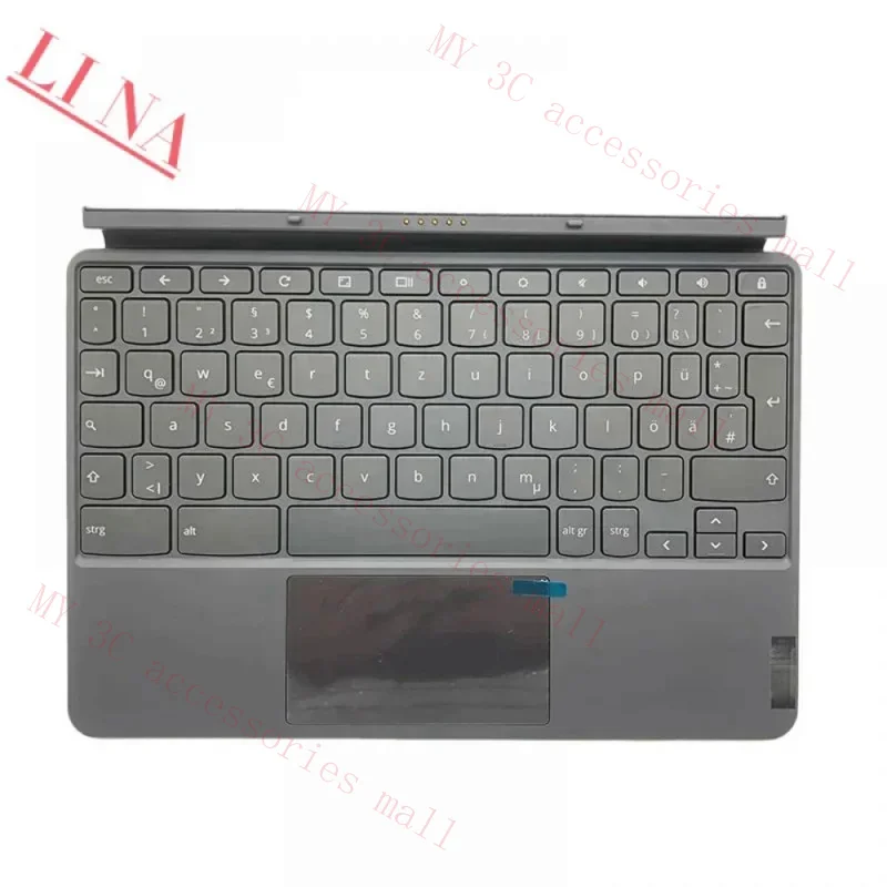 Imagem -05 - Teclado para Lenovo Ct-x636f Ideapad Duet Chromebook 10.1 Tablet Teclado jp Eua fr gr nd ca it uk Layout Suporte Capa Case