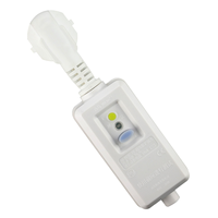 Yours 16A 220V 240V EU Plug GFCI Safety RCD Leakage Protection Socket Adaptor Home Circuit Breaker Cutout Powers Trip Switch