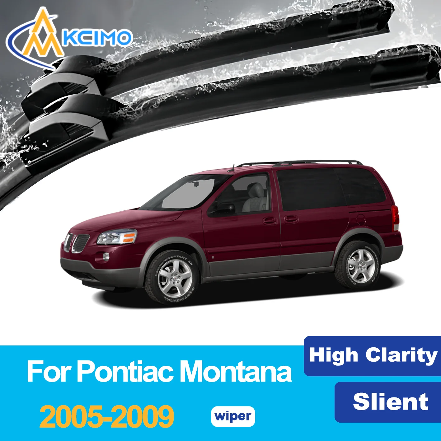 

Front Wiper Blades for Pontiac Montana 2005–2009 2006 Pontiac Montana SV6 Car Windscreen Windshield Window Wiper Accessories