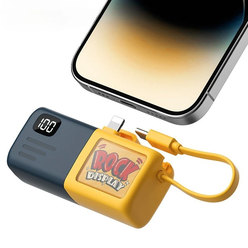 

Новый мини-Power Bank 5000 мАч, портативное зарядное устройство с быстрой зарядкой, внешний резервный аккумулятор для IPhone, Huawei, Xiaomi, телефона PowerBank