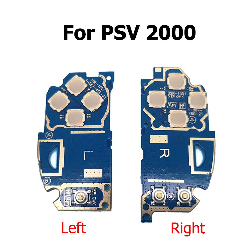 لوحة وحدة دائرة PCB لـ PSV1000/2000 ، يسار ، يمين ، LR ، L ، R ، 3G ، مفتاح لوحة مفاتيح WiFi ، لوحة مفاتيح خلفي يسار لـ PSVita 1000/2000