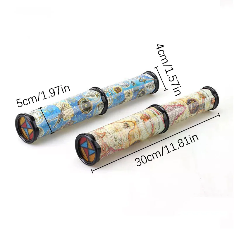 Schaalbare magische caleidoscoop klassieke drie mausoleum spiegel caleidoscoop speelgoed fancy gekleurde wereld speelgoed voor kinderen geschenken