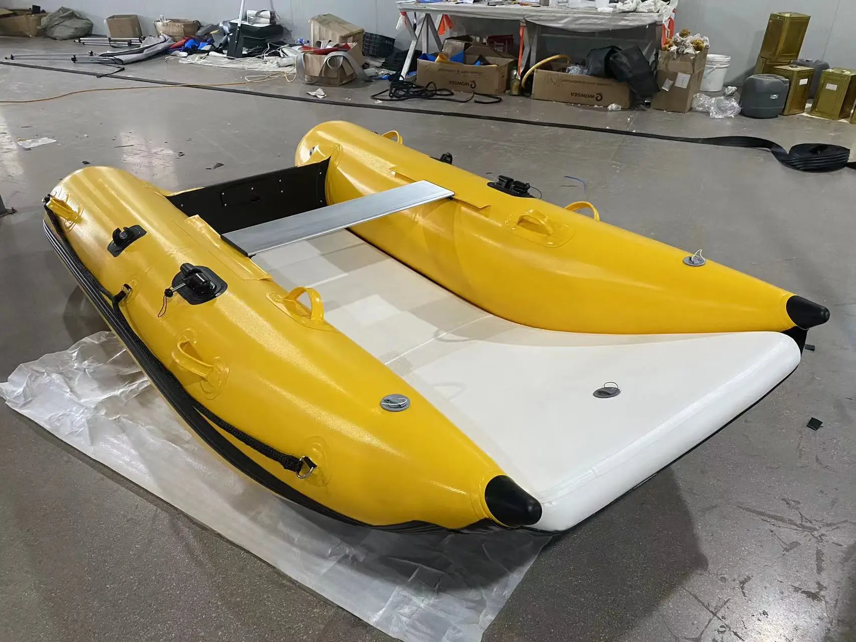 CE Approved Inflatable Speed Catamaran Boat 3m 4m 5m Catamaran Passenger Sailing Boat