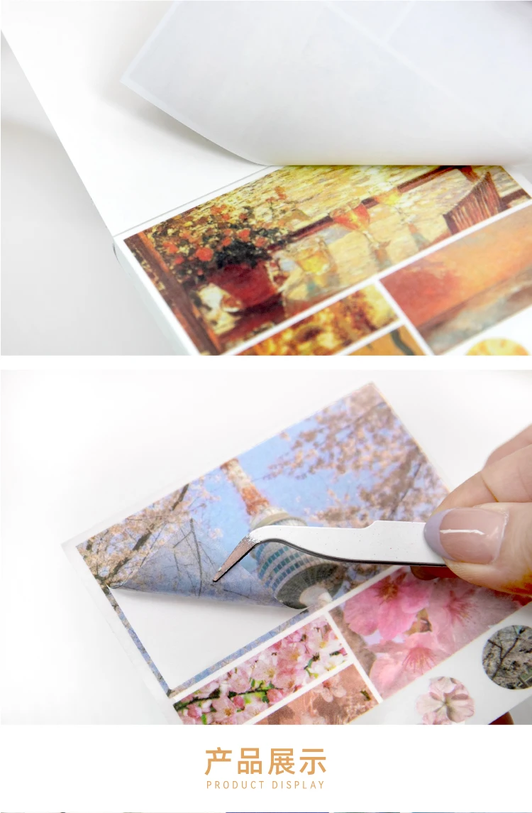 Journal GO 40 Stück Landschafts-Sticker für Scrapbooking, Dekoration, Handgemachte Collage, Junk Journal, Tagebuch, Hintergrundpapier – Detail 9