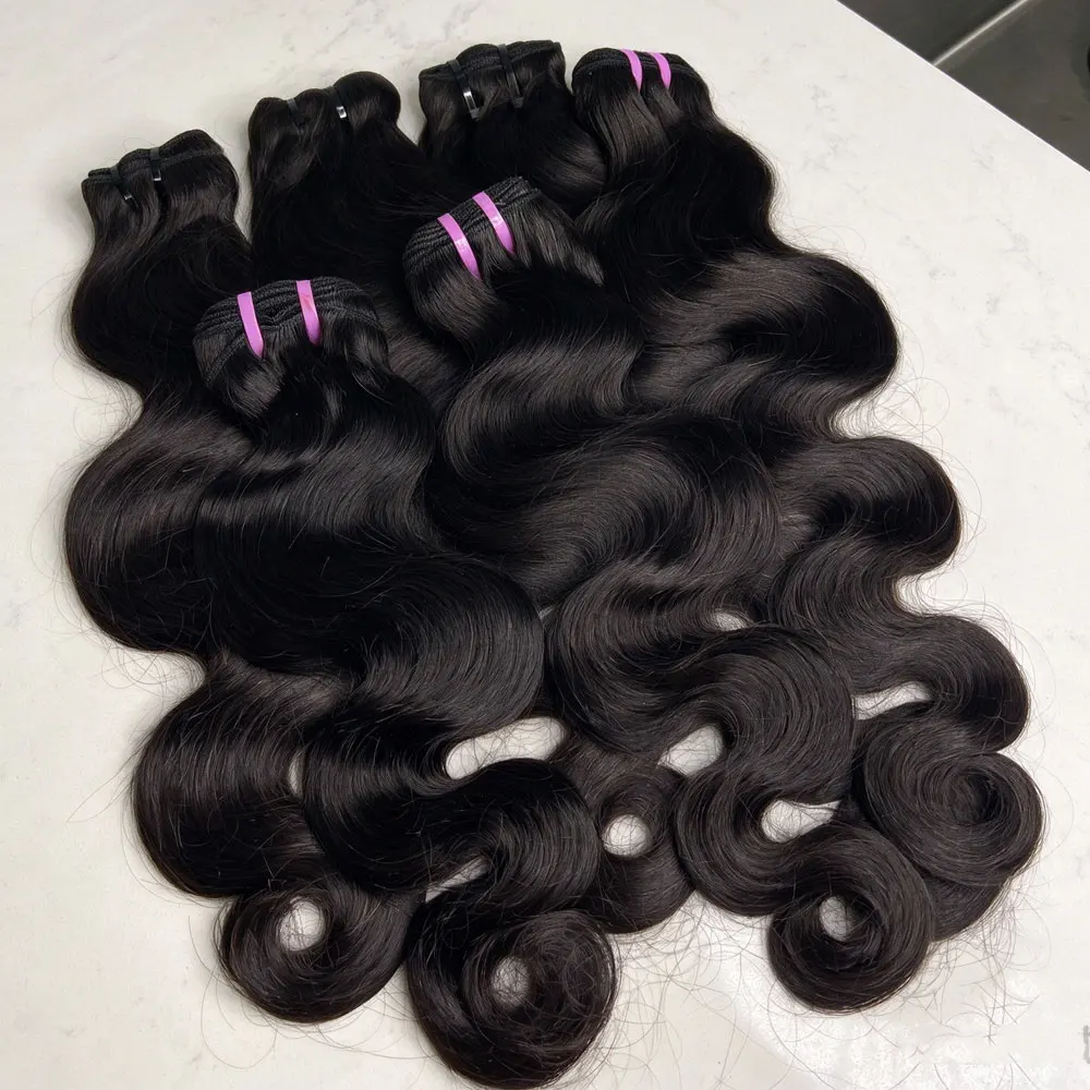 Jupade 15A Grade Body Wave Bundle Deals Peruvian Virgin Hair Weave Bundles Water Wave Bundles Wholesale Bundles Natural Color