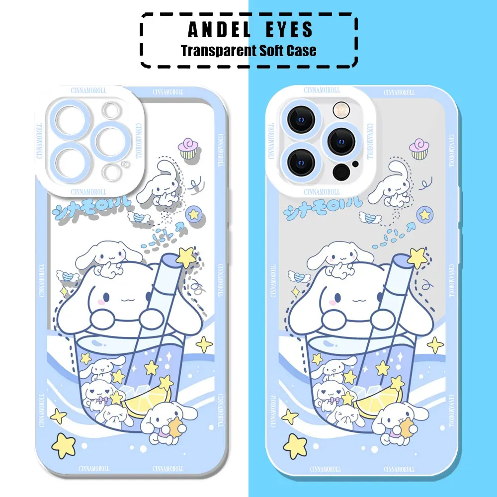 Cute Cinnamoroll Dog Anime Case For Realme C67 C65 C63 C55 C53 C35 C33 C31 C30 C21Y C21 C20 C15 C12 12 10 9 9I 8I Pro Plus Cover