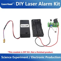 Kit de alarma láser, sistema de seguridad, línea infrarroja, antirrobo, experimento científico, innovación, producción electrónica