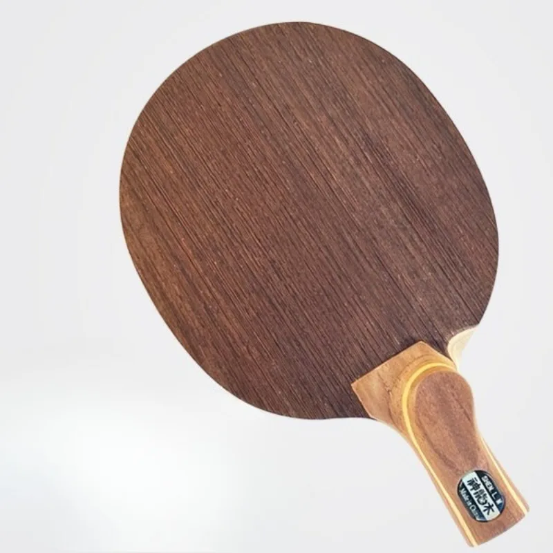Chinese/Japanese Penhold Table Tennis Blade 5 Wood 2 Carbon Titanium Fiber Professional Ping Pong Paddle for Loop & Attack view 5