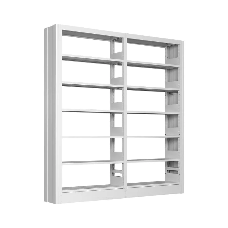Extendable 6-Tier Metal Steel Storage Shelf Adjustable Modern Design Bookcase For Living Room Furniture
