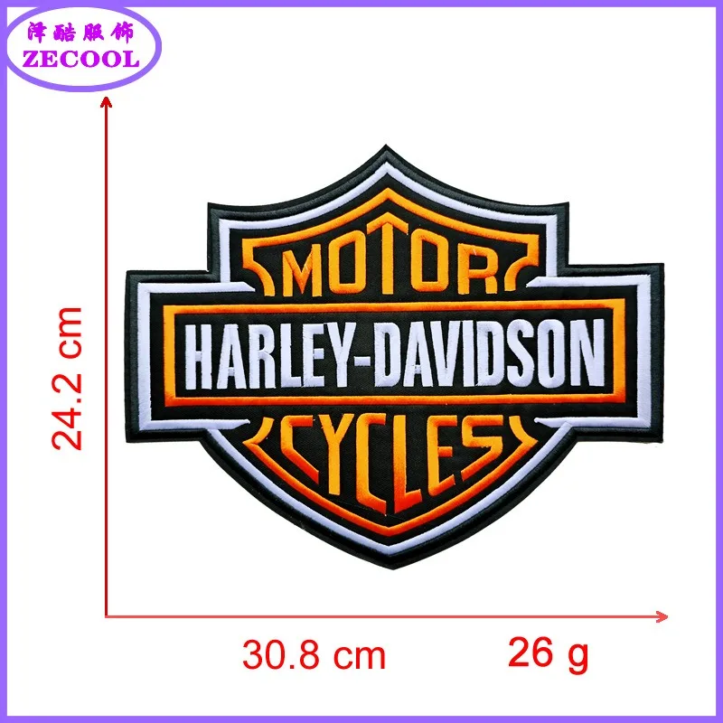 Patch Bordir Elang Punk untuk Lengan, Ransel, Pakaian, dan Gantungan Kunci Gaya Harley Davidson