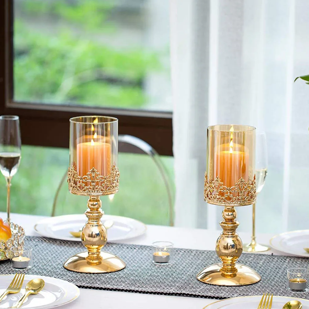 เชิงเทียนเหล็กศิลปะสไตล์ยุโรปสำหรับงานแต่งงาน งานฉลองครบรอบ งานปาร์ตี้ ตกแต่งบ้าน