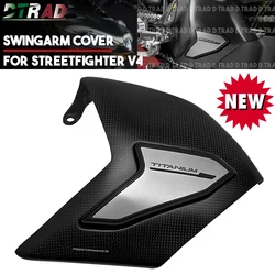 For DUCATI Streetfighter V4 S SP 2020- 2023 Carbon Fiber Fairing Rear Swingarm Cover Swing Arm Protection Motorcycle Accessories