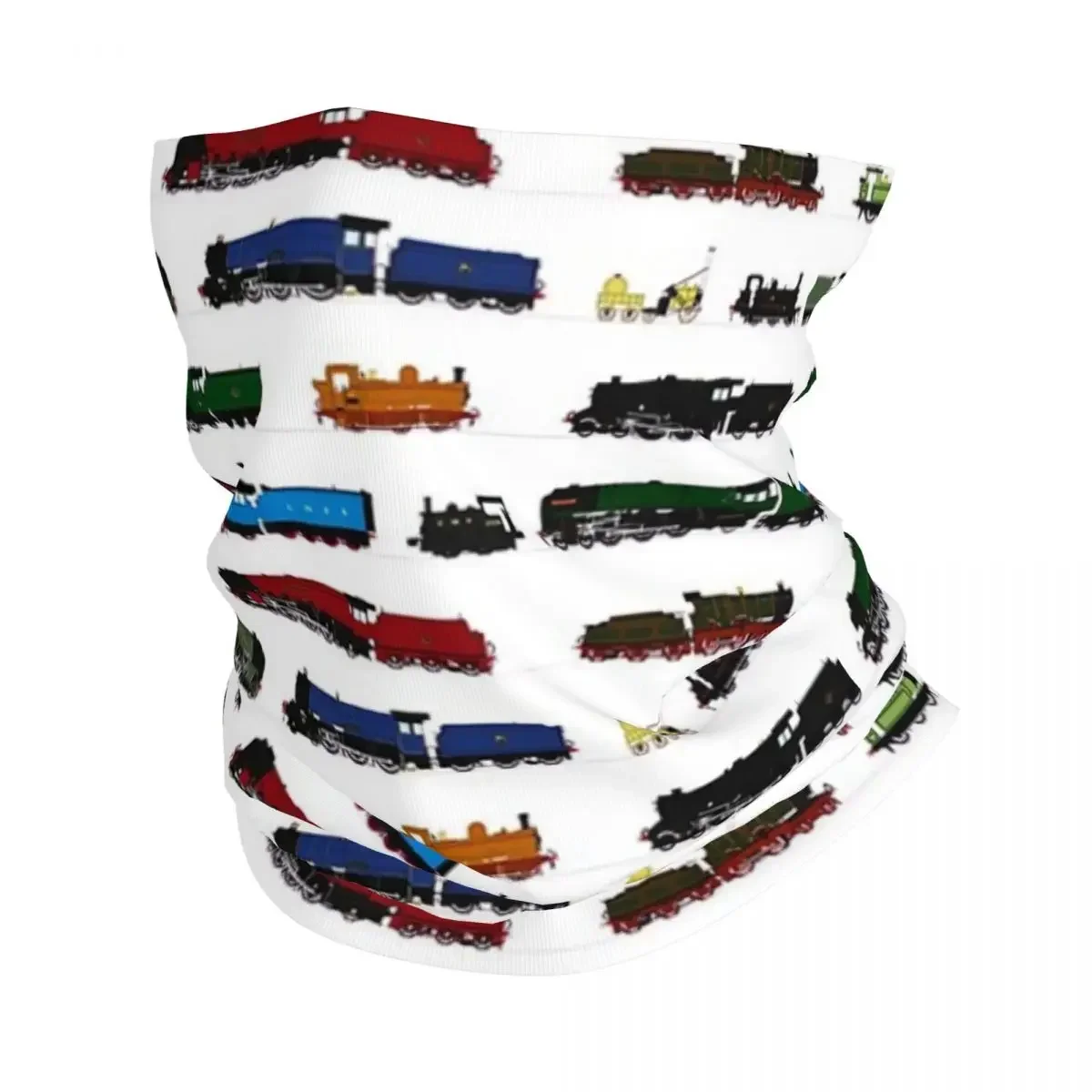 

Культовые британские паровые поезда, бандана, гетры с принтом, маска, шарф, многофункциональный головной убор для бега для мужчин, женщин, взрослых, зима