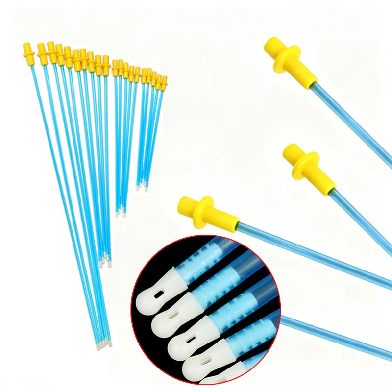20-40pcs Pet Dog Disposable Artificial Insemination Catheters Rods Breeding Tubes Soft Rubber Canine Semen Catheter for Dog