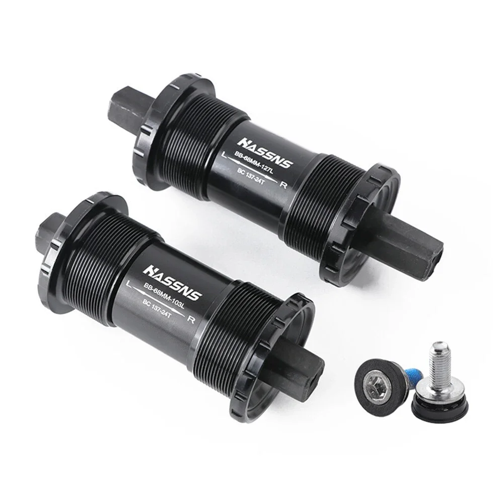 

Bike Bottom Bracket With Sealed Bearing For Square Hole Axle 68x103/107/113/118/127mm Enhanced Performance And Longevity