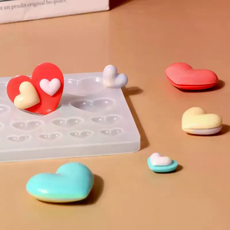 シリコーンモールドハート型ペンダント 3 サイズケース樹脂 - Resin Craft Workshop のレビューと価格