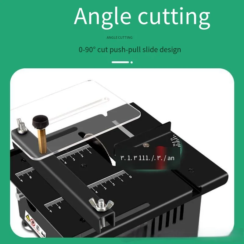 Mini Desktop Small Table Saw Diy Woodworking Acrylic Pvc Electric Saw Precision Model Saw Features Small Cutting Machine  575