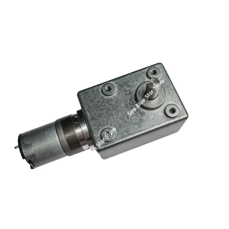 Motor Worm Gear Gear Reducer Motor 12V1 Turn Single Shaft Large Torque Torque 600JSX7714-510L Slow Speed 40W Watt