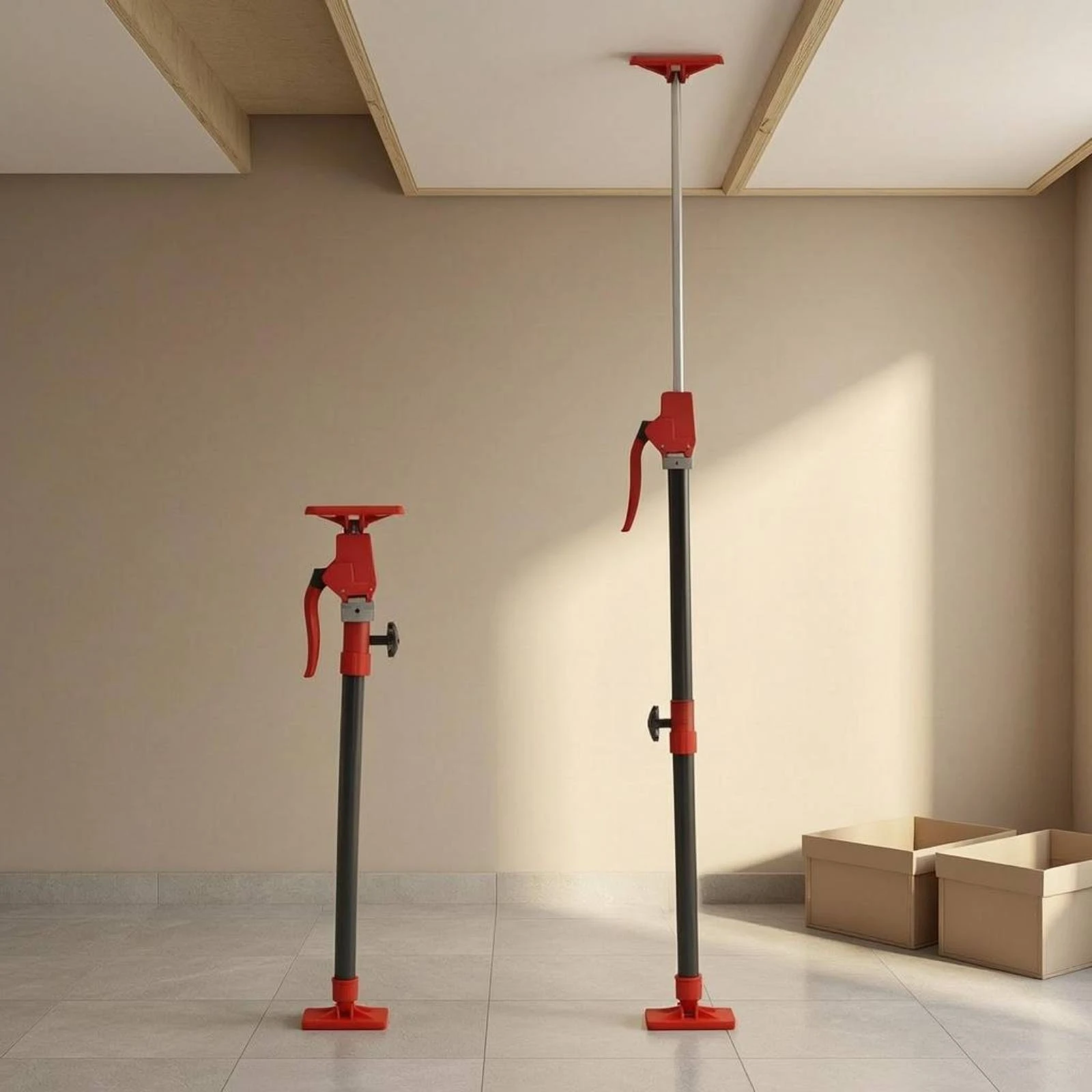 Adjustable Cabinet Support Jack Heavy Duty Telescoping Cabinet Jack Telescoping Support Pole High Load Capacity