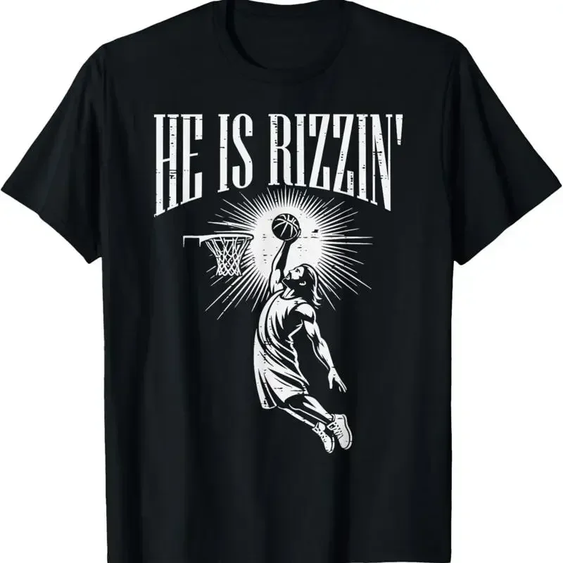 Easter He Is Rizzin Christian Religious Boys Kids Men T Shirtn Shirt