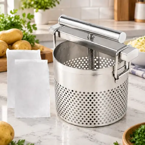 Stainless Steel Handheld Dumpling Maker for Quick and Simple Vegetable Filling Assembly