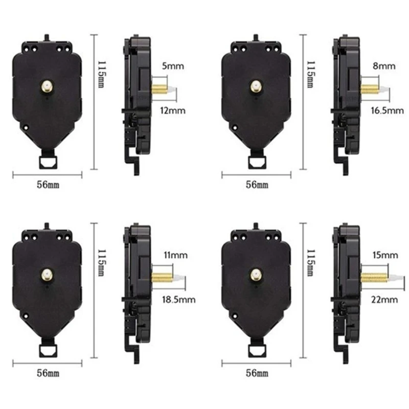 DIY Wall Clock Movement Pendulum Mechanism Repair Parts Hanging Swing Dropsale