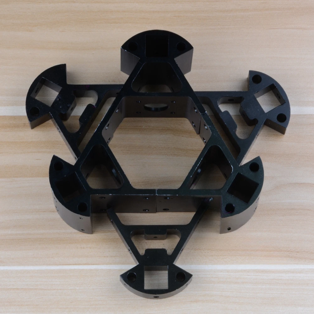 Black RepRap Delta Kossel Mini Corner Fitting Alloy Mount Frame Bottom Vertex+Top Vertex kit F 3d Printer