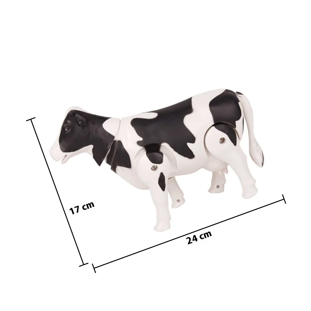 Vache à lait électrique, Simulation réaliste, son de marche, prix de fête éducatif, cadeau d'apprentissage pour enfants, jouet