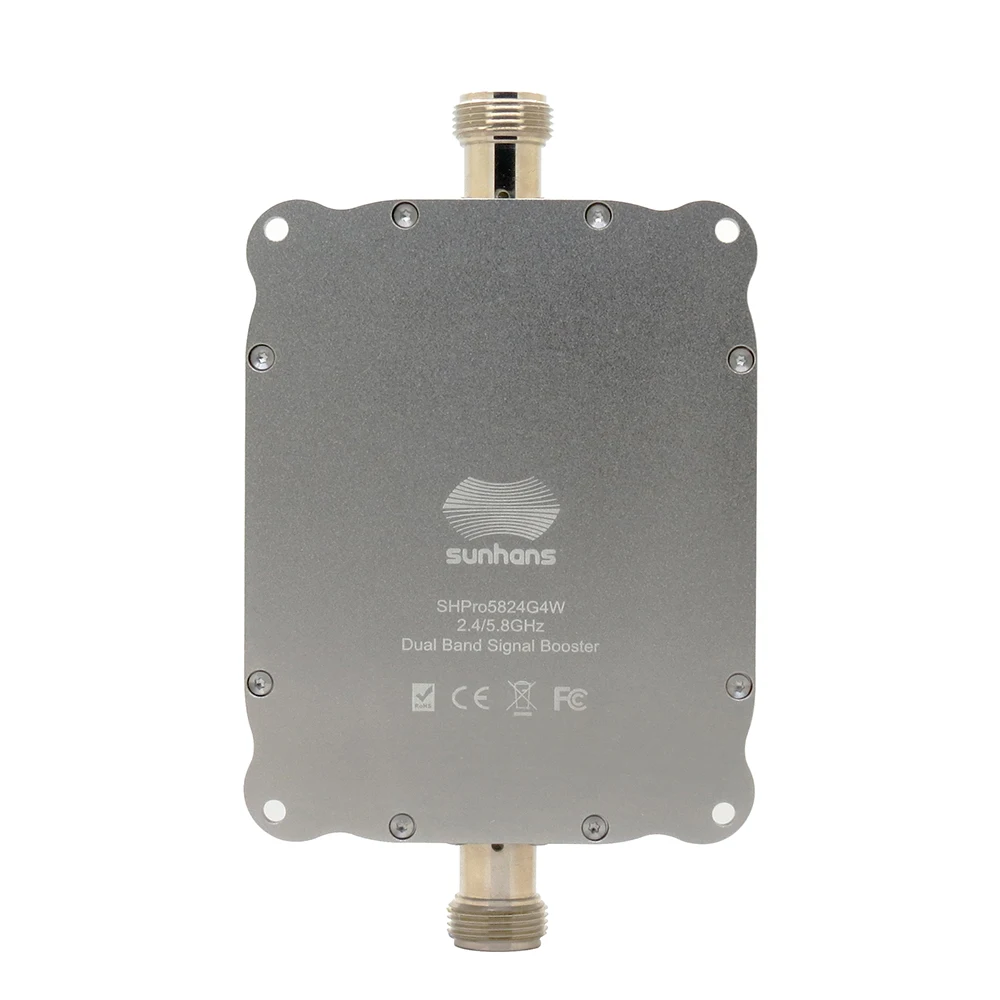 Imagem -05 - Dual Band Wifi Signal Booster Amplificador sem Fio para rc Drone Fpv 4000mw 36dbm 2.4ghz 5.8ghz Ieee 802.11 a n b g Uav