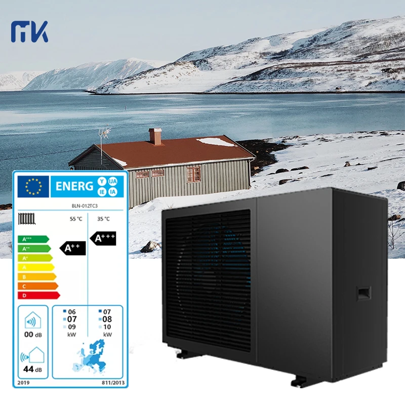 6-18KW High Efficiency R290 GuangZhou Instant Hot Water Boiler Heat Pump Air To Water Inverter