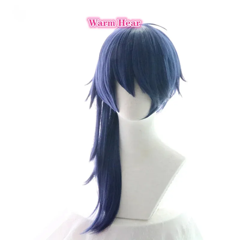 

Высокое качество аниме Hypnosis MIC Dice Arisugawa парики длинные синие термостойкие волосы косплей + шапочка для парика